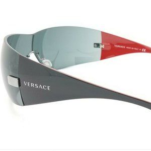 NEW Versace sunglasses  Gunmetal Red Black AUTHENT